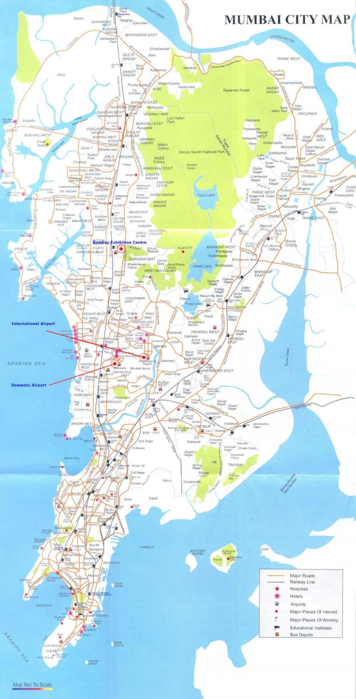 خريطة مومباي ثين