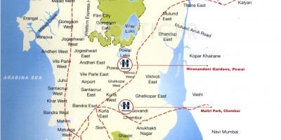 خريطة Colaba مومباي