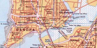 خريطة باندرا مومباي