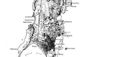 خريطة مومباي الجزيرة