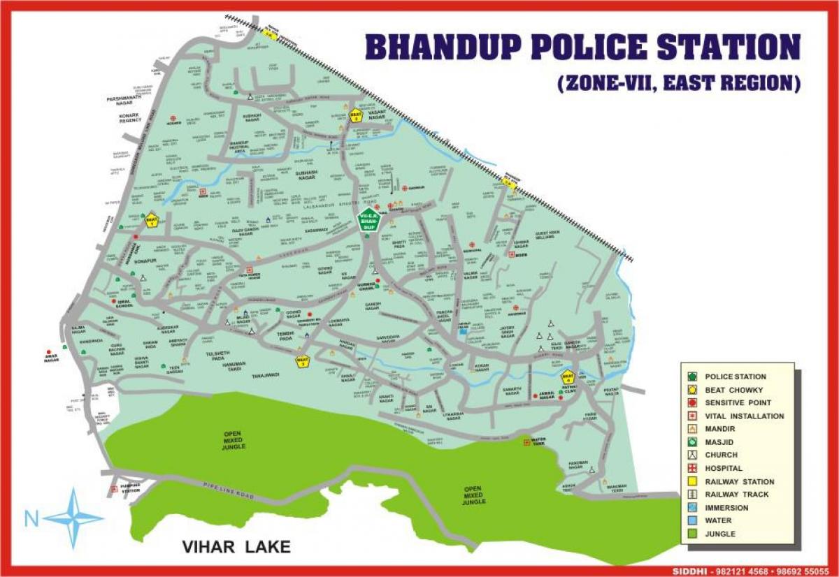 مومباي Bhandup خريطة