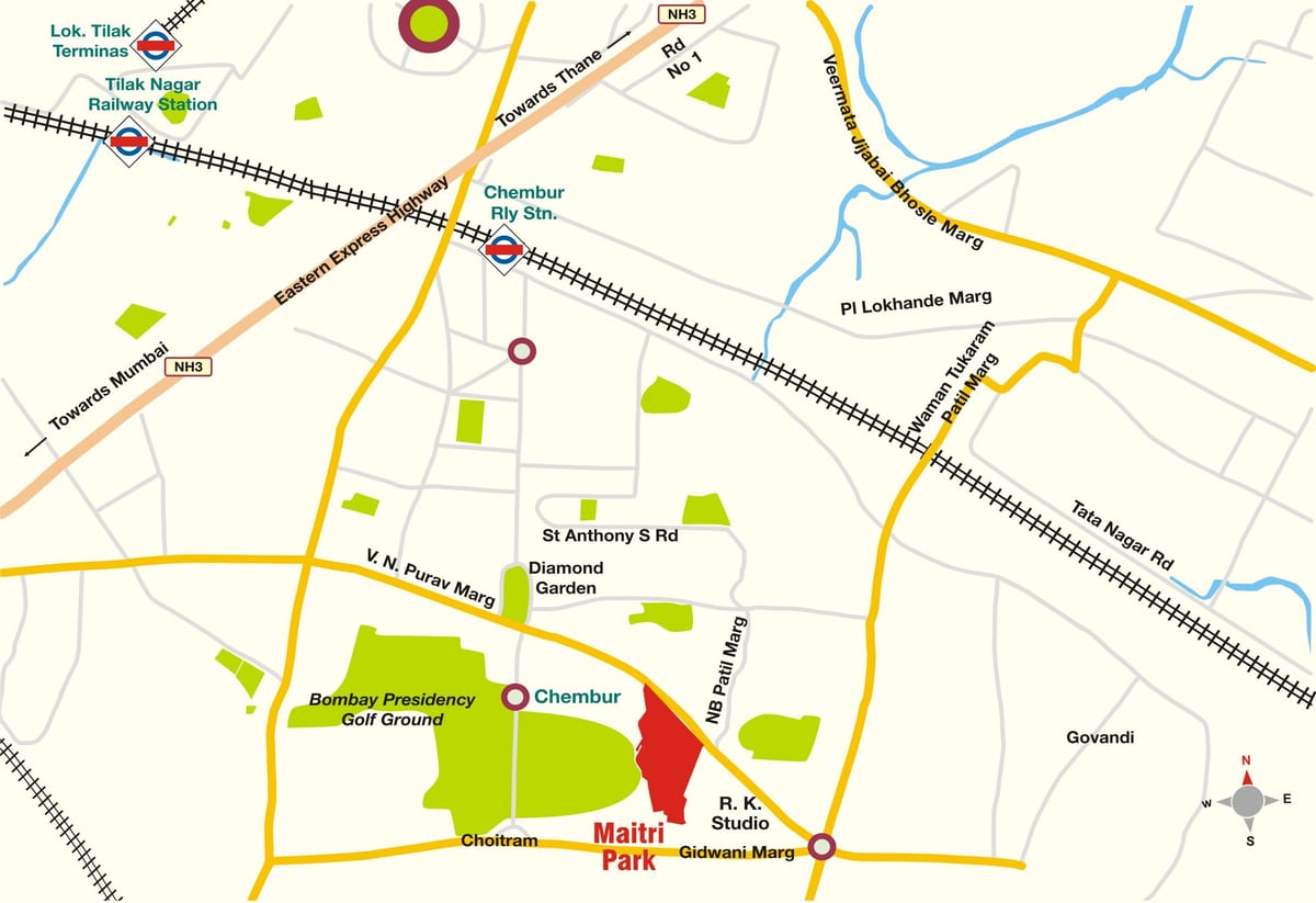 مومباي Chembur خريطة