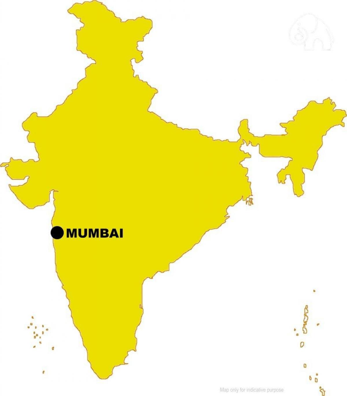 مومباي في الخريطة