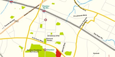 مومباي Chembur خريطة