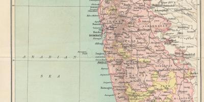 خريطة بومباي الرئاسة