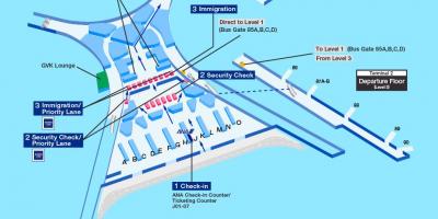 مطار مطار تشاتراباتي شيفاجي الدولي خريطة